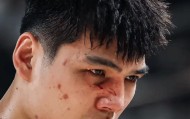 ng体育官网-伤痕明显！广州状元陈国豪面部骨裂 季后赛大概率戴面具对阵广东