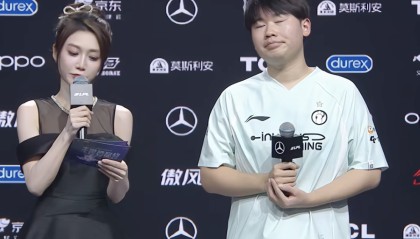 Wei：感觉还能在进步；会尽量让大家看比赛时不用提心吊胆